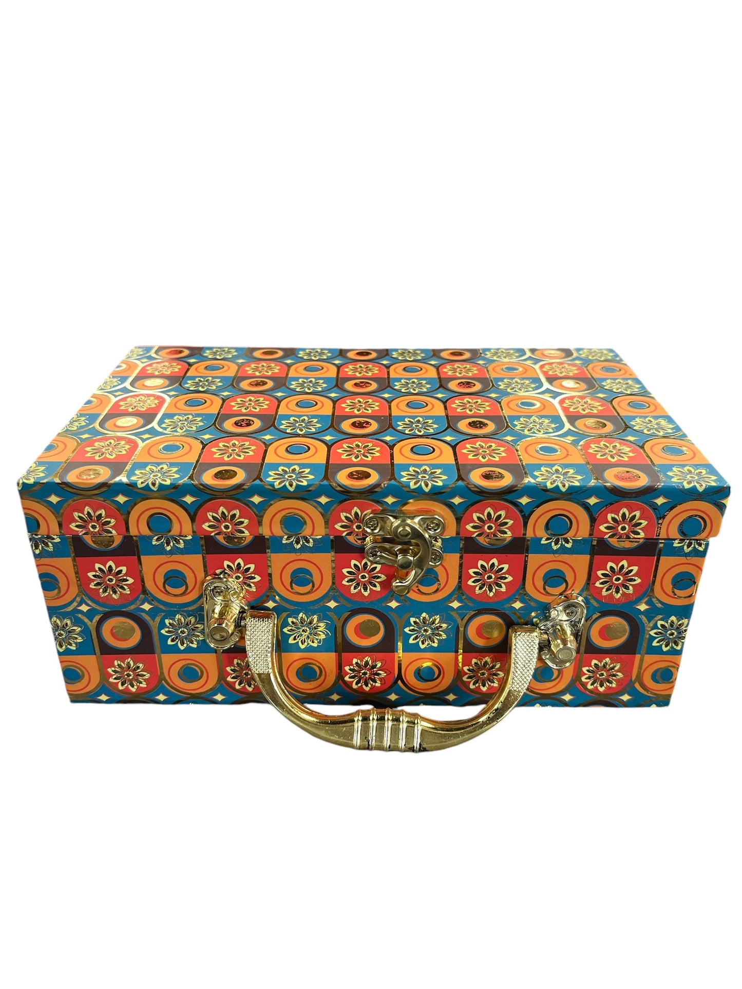 Multicolour Dry Fruit Box with Glass Jars