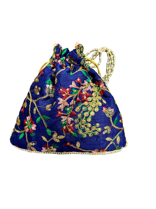 Floral Potli Bag