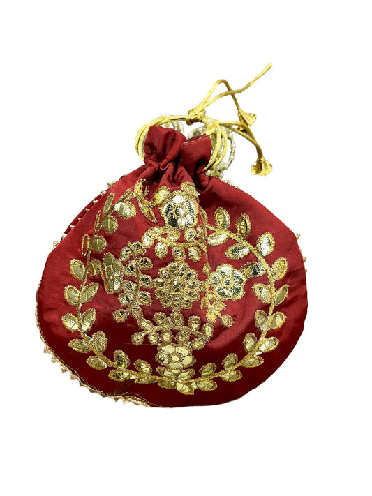 Gold Foil Potli Bags