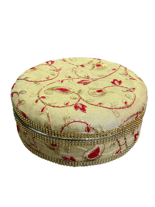 Beige Laddoo Box/Decorative Box