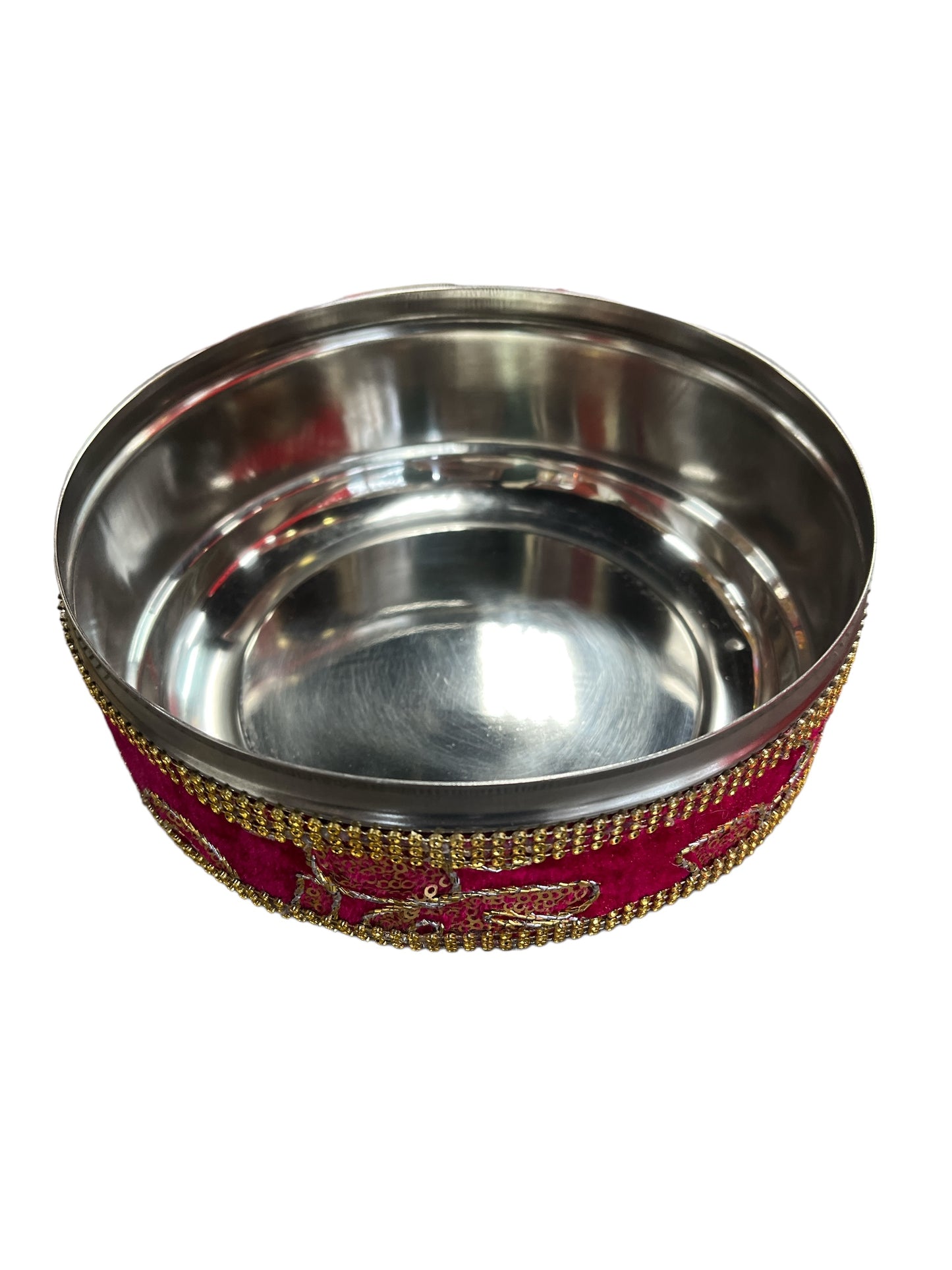 Pink Velvet Laddoo Box/ Decorative Box